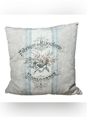 Rustic French Farmhouse Pillow by Artanlei